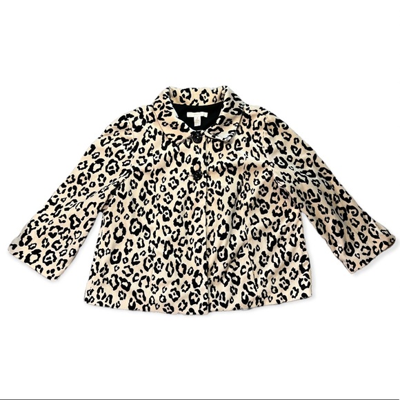 Chico’s Leopard Print Cape Jacket - Picture 1 of 5